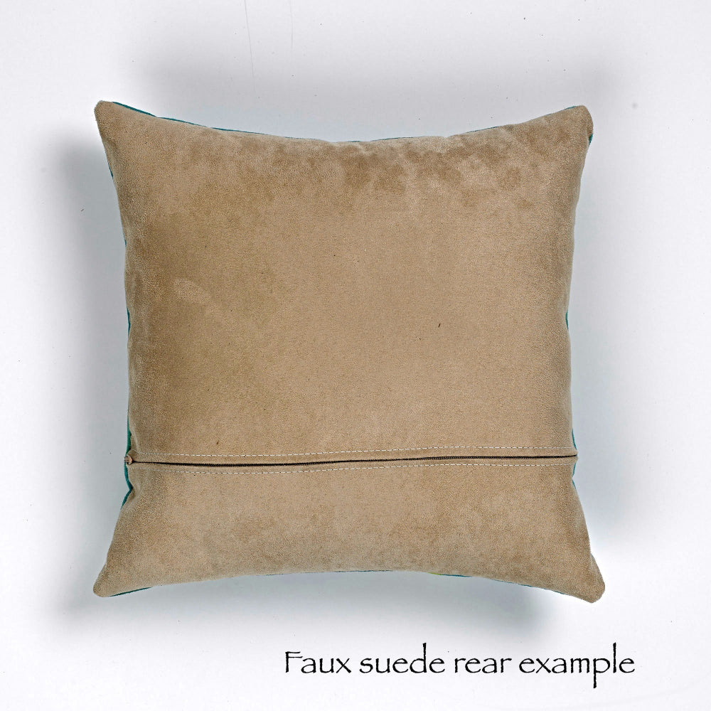 examples faux suede cushion