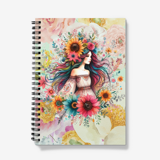 Carnet "Fleurs de printemps"