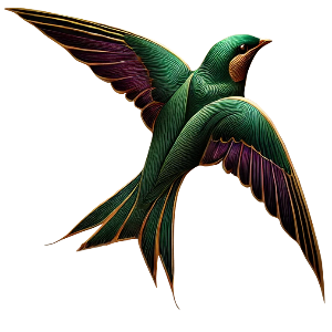 logo site emerald swift bird